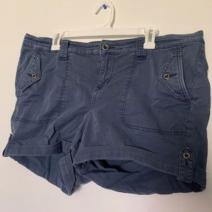 Torrid Navy Blue Cargo Shorts size 16